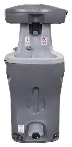 Portable handwashing station, back